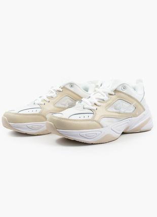 Женские кожаные кроссовки nike m2k#найк