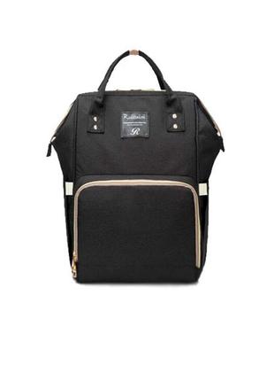 Универсальный рюкзак-кроватка для мам по уходу за детьми living traveling share. цвет: черный