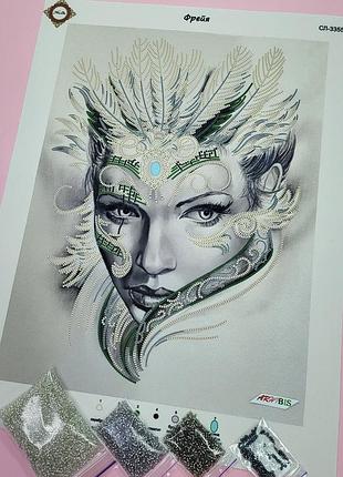 Сл-3355 фрейя, набір для вишивання бісером