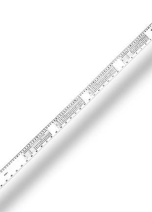 Линейка лекало портновская peri fcs-1 пластиковая 100 см (6412)