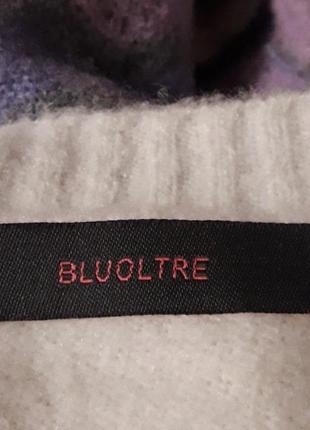 Bluoltre  стильний  теплий м 'який  светр кофта джемпер туніка  італія  люкс полоска4 фото