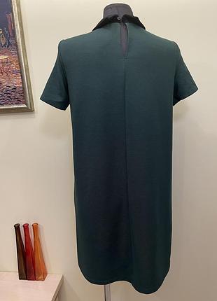 Сукня zara з вишитим комірцем4 фото