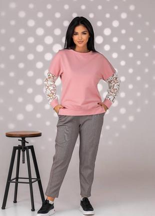 Блуза з мереживом норма і батал