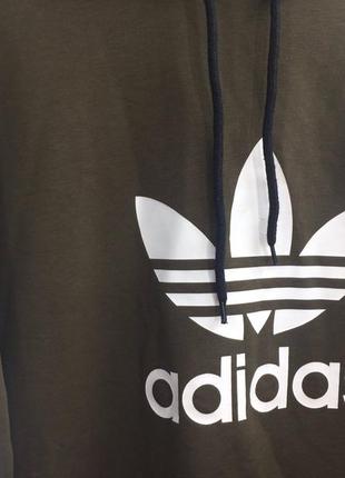 Супер стильное худи с логотипом на груди adidas5 фото