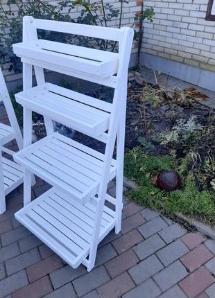 Етажерка дерев'яна розкладна