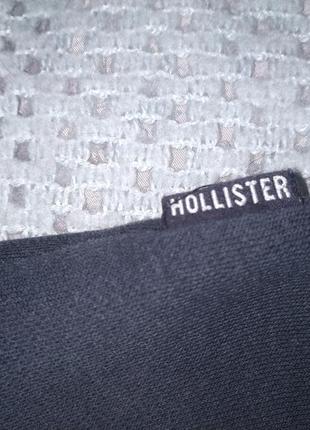 Худи  на флисе с высоким воротом на кулиске hollister s10 фото