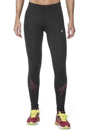 Женские лосины леггинсы тайтсы asics asics stripe tight