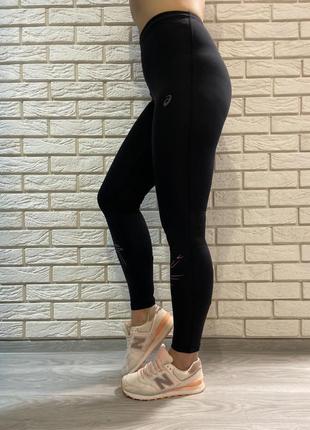 Женские лосины леггинсы тайтсы asics asics stripe tight3 фото