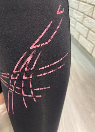 Женские лосины леггинсы тайтсы asics asics stripe tight6 фото