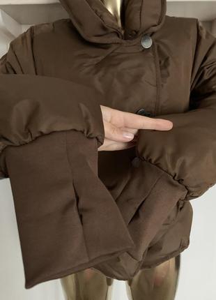 Крутая куртка пуховик пиджак по форме 🤎 hugo5 фото