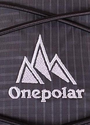 Спортивний рюкзак onepolar gr910 сірий велорюкзак5 фото