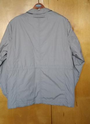 Р 54-56 теплая мужская куртка песочная утепленная на синтепоне на молнии и пуговицах2 фото