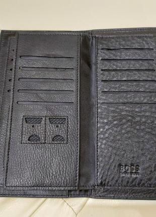 Стильний чоловічий гаманець чорний купюрник bs3638