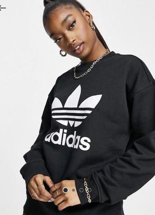 Свитшот чёрный adidas original