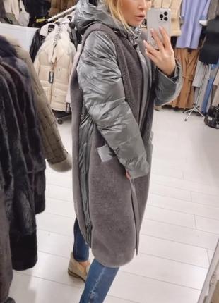 Дублёнка куртка овчина2 фото