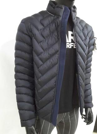 Крута брендова красива чоловіча полегшена куртка пуховик