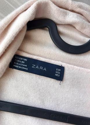 Пудровий кардиган zara 2