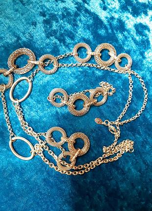 Набір ланцюг браслет от premier designs американський вінтаж