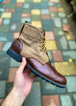Крутейшие мужские кожаные ботинки/ сапоги timberland, 43 размер, зима