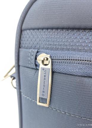 Дорожная сумка на чемодан через плечо ручная кладь snowball 21505 синяя7 фото