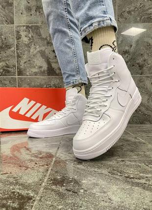 🚀 кроссовки nike air force high white 🍂4 фото