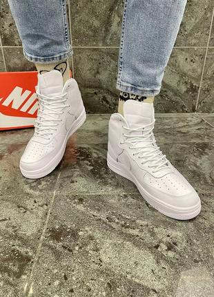 🚀 кроссовки nike air force high white 🍂6 фото