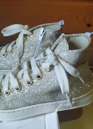 Блестящие кеды для модницы италия magil р. 35