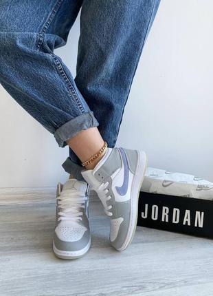 Жіночі кросівки jordan 1 "off-white" женские кроссовки джордан3 фото