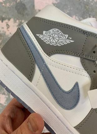 Жіночі кросівки jordan 1 "off-white" женские кроссовки джордан7 фото