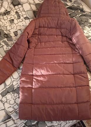 Зимняя курточка размер 50 цвет бордо3 фото
