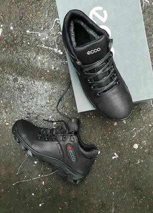 Кросівки ecco gore-tex winter sneakers black6 фото