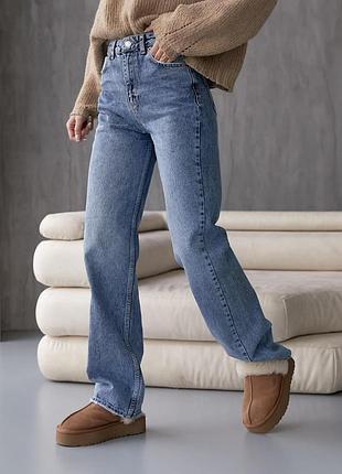 Джинси мом висока посадка жіночі прямі бойфренди