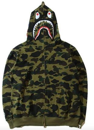 ♻️худі bape shark camo1 фото