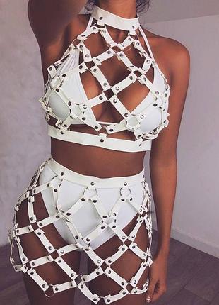 Сексуальный набор (портупея, юбка)