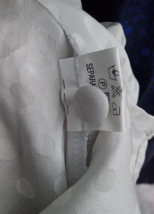 Gabriella benelli шелковая винтажная свободная блуза горох оверсайз10 фото