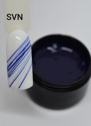 Гель-фарба павутинка синя