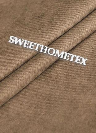 Ткань микровелюр велюр нубук канвас даймонд ткань для штор римских штор коричневая