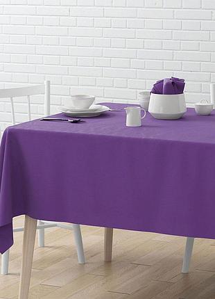 Скатерть хлопок с тефлоновой пропиткой 120*160 см фиолетовая