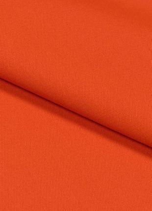 Ткань саржа хлопковая для сумок, чехлов, спецодежды, рюкзаков оранжевая1 фото