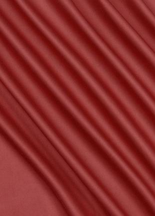 Ткань сатин гладкокрашенный paris для постельного белья терракотовый