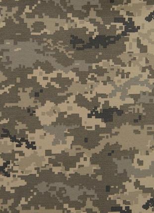 Тканина грета 50% бавовна для військового одягу спецодягу костюмів роби камуфляжна піксель2 фото