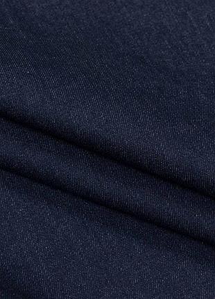Ткань джинс для курток сумок спецодежды темно- синяя