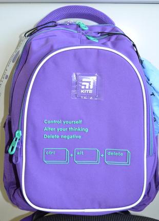 Рюкзак підлітковий для дівчини, міський kite k22-8001l-1