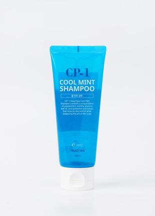 Охлаждающий шампунь для волос с ментолом cp-1 esthetic house cool mint shampoo 100 ml1 фото