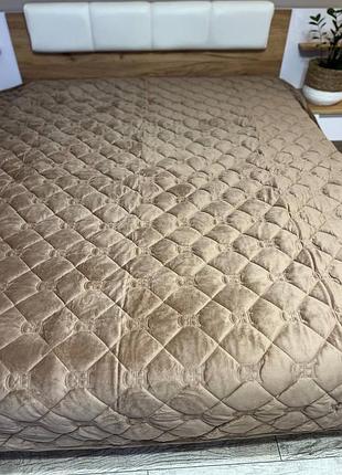 Двостороннє велюрове покривало 5 кольорів 210х230