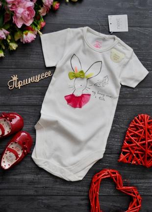 Боді з кроликом next 6-9месяцев