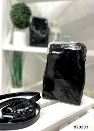 ❤️ сумка клатч лаковая