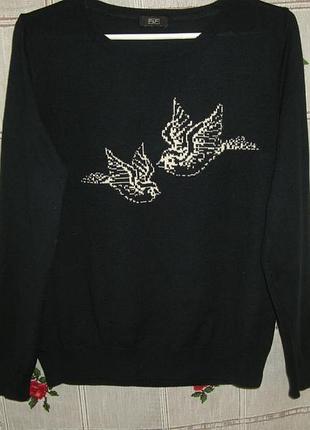 Супер кофта темно-синього кольору,р. 46-290грн.