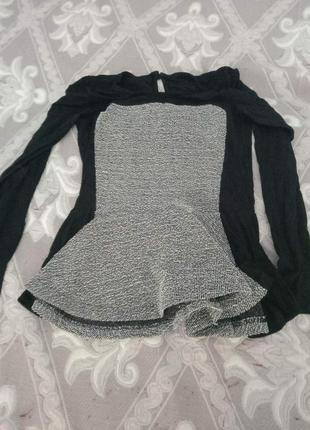 Женская кофта с баской