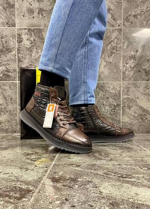Кожаные ботинки casual, brown